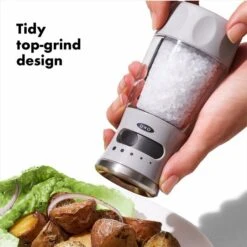 Contoured Mess-Free Salt Grinder -Oxo 11312400 thumbnails 8 1