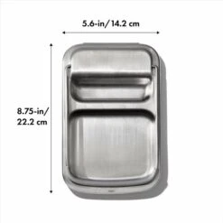 Stainless Steel Spoon Rest With Lid Holder -Oxo 13311700 dim 1