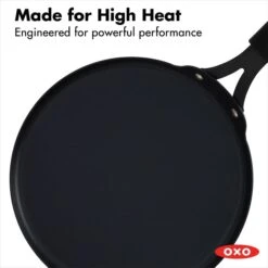 OXO Obsidian Carbon Steel 10" Crepe Pan With Silicone Sleeve -Oxo cc005102 001 7