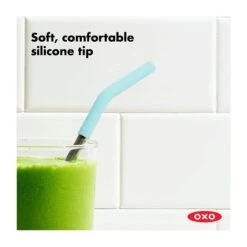 Reusable Straws With Cleaning Brush (5 Pc Set) -Oxo fbcihchzqiyicg5m8vkd 1