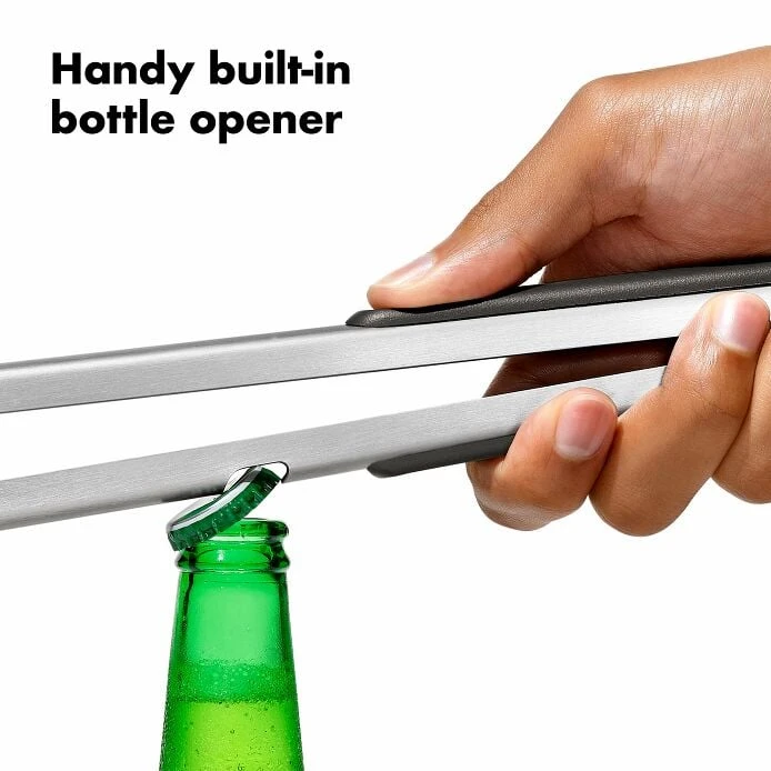 Grilling Tongs With Built-In Bottle Opener 7 Grilling Tongs With Built-In Bottle Opener - Image 5