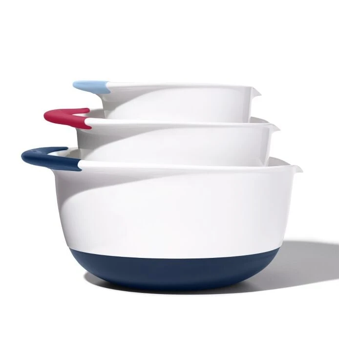 OXO Good Grips 3-Piece Mixing Bowl Set 3 OXO Good Grips 3-Piece Mixing Bowl Set