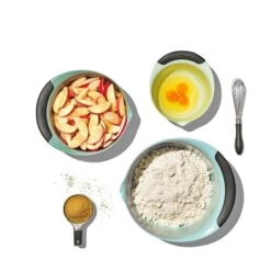 3 Piece Mixing Bowl Set - Cadet Blue, Tower Grey, Jade -Oxo gg 11323200 3pcmixingbowlset 14 rgb
