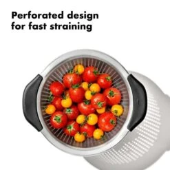 Stainless Steel 3 Qt./ 2.8L Colander -Oxo gg 11330800 stainlesssteelcolander3qt apdp 02