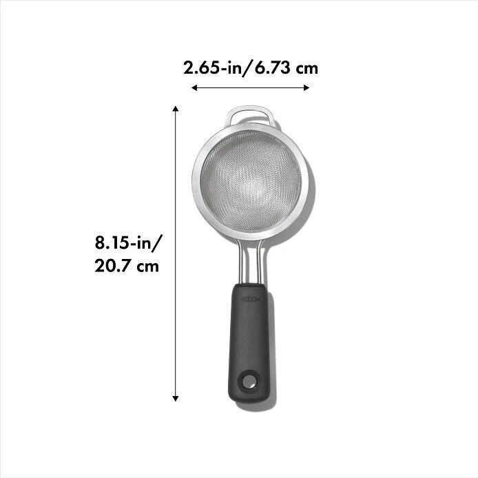 OXO Good Grips 3 In./7.6 Cm Mini Strainer 4 OXO Good Grips 3 In./7.6 Cm Mini Strainer - Image 2