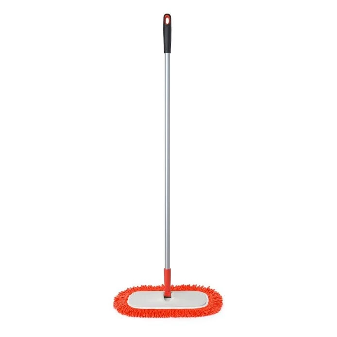 OXO Good Grips Microfiber Floor Duster With Fringe 3 OXO Good Grips Microfiber Floor Duster With Fringe