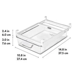 OXO Good Grips Refrigerator Undershelf Drawer 10 In 31 OXO Good Grips Refrigerator Undershelf Drawer 10 In -Oxo gg 13346800 14inundershelfdrawer apdp 01 dim