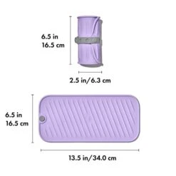 Hot Styling Tool Mat - Lavender -Oxo gg 13361900 hottoolmatlavender apdp 01 dim
