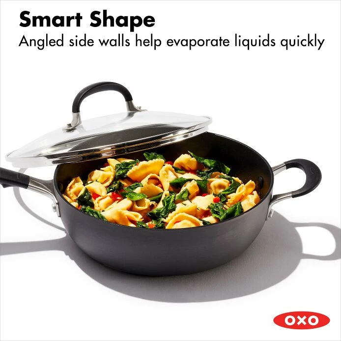 Non-Stick 3-Quart Chef's Pan With Lid And Helper Handles 4 Non-Stick 3-Quart Chef's Pan With Lid And Helper Handles - Image 2