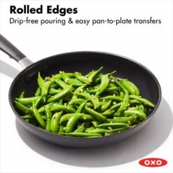 Non-Stick 10 Inch Frying Pan -Oxo oxo 10infrypan rollededges 1
