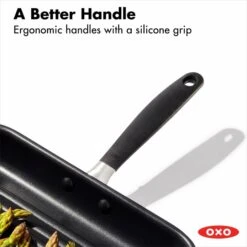 Non-Stick 11-Inch Grill Pan -Oxo oxo 11insqugrill product handle 1