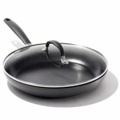 Non-Stick 12-Inch Frying Pan With Lid