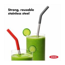 Reusable Straws With Cleaning Brush (3 Pc Set)