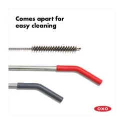 Reusable Straws With Cleaning Brush (3 Pc Set) -Oxo wajdu1cqeolflfaoymn3